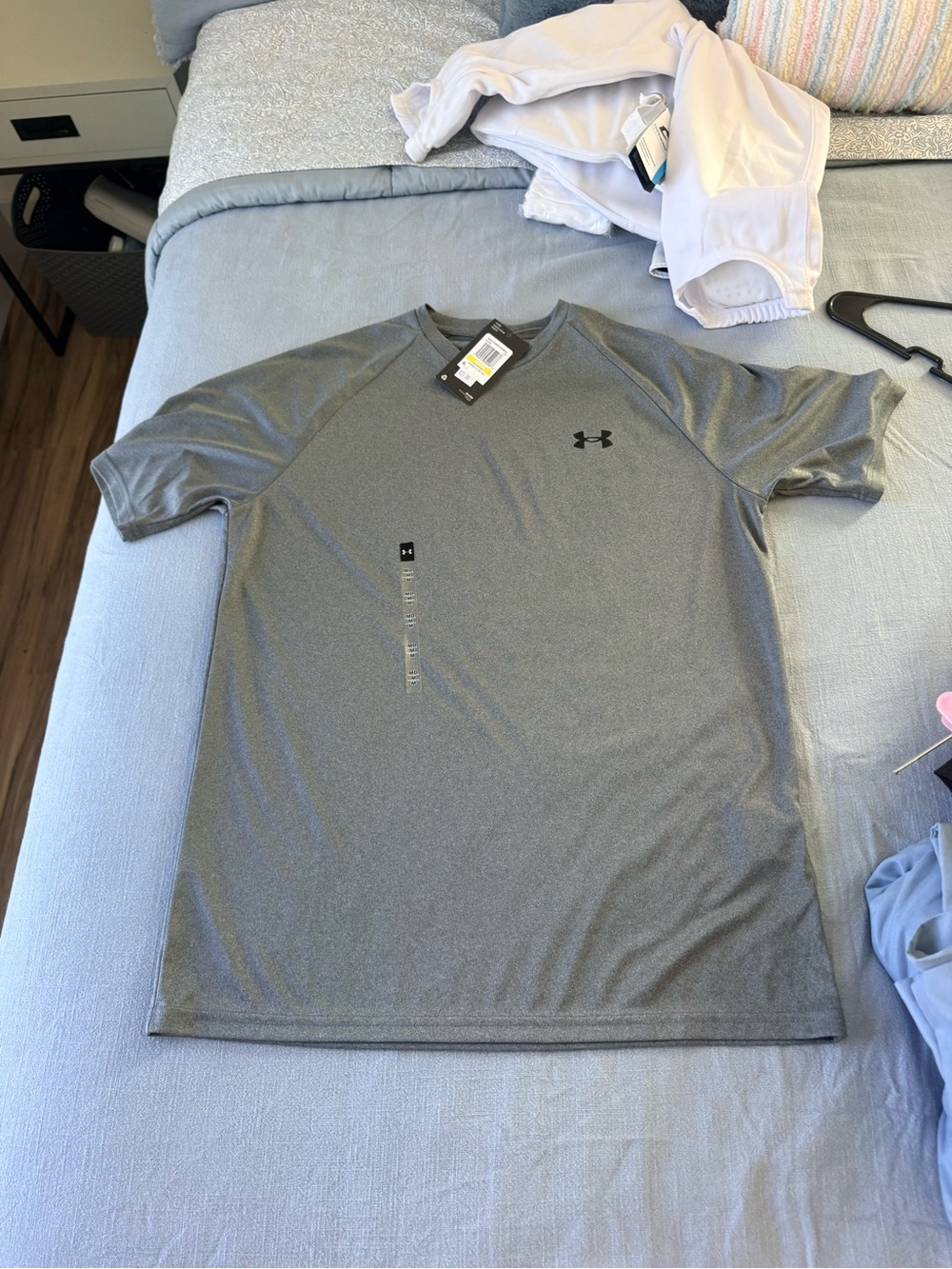 Under Armour Gray Men's Short Sleeve HeatGear Performance Tee